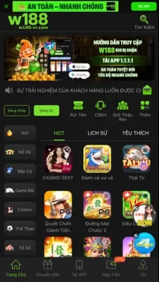Tải Ứng Dụng W188 Dễ Dàng