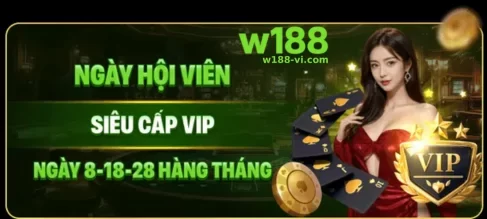 Khuyến mãi W188 Slot đặc biệt